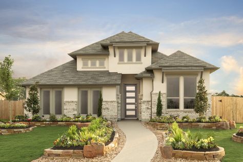 Coventry Homes Starts Sales at Escondido in Magnolia, Texas | Builder Magazine Modern Exterior Elevation, Coventry Homes, Exterior Elevation, Tomball Texas, Street Design, Front Elevation, Design Center, Modern Exterior, New Homes For Sale