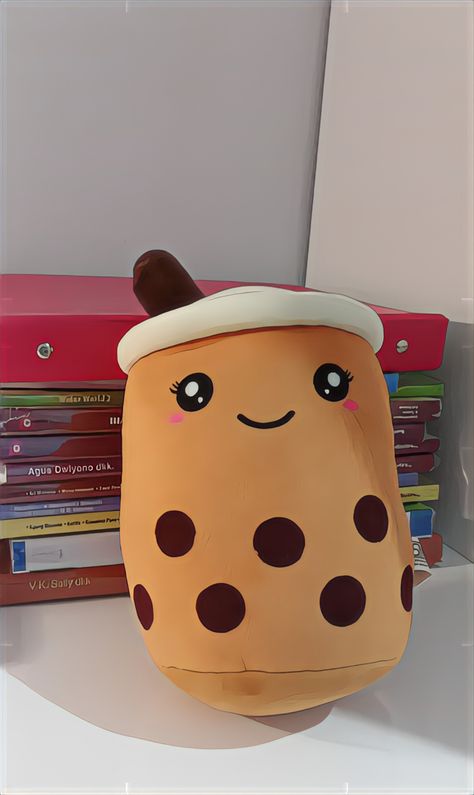 Boba Things, Boba Squishmallow, Perfect Stuff, Cute Boba Tea, Anime Room Decor, Best Gifts For Kids, Cute Boba, Gong Cha, Bubble Tea Boba