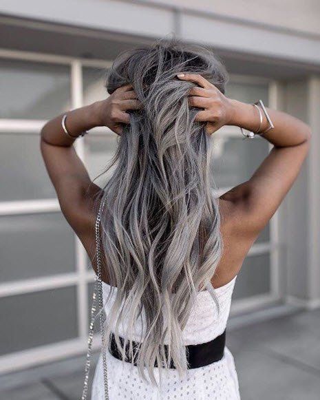 Smoky Blonde Hair, Grey Balayage, Best Ombre Hair, Grey Ombre Hair, Gray Balayage, Turquoise Ombre, Dyed Hair Pastel, Balayage Ombré, Matrix Color