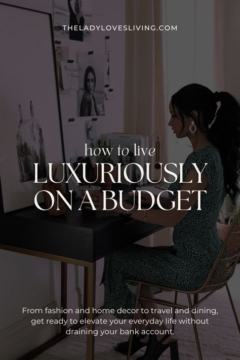 Living elegantly doesn't have to break the bank. With a little creativity, it's possible to live a sophisticated lifestyle on a budget. There are a few simple and effective ways to achieve an elegant lifestyle without sacrificing your financial stability. Click to learn how to live the elegant life you dream of without breaking the bank. === how to live elegantly, how to live elegantly on a budget, elegant life, classy life, how to be elegant aesthetic, elegant lifestyle on a budget Clean Elegant Aesthetic, Simple Elegance Aesthetic, Luxury Lifestyle On A Budget, How To Look Classy On A Budget, Luxury Home On A Budget, Simple Luxury Lifestyle, Quiet Luxury Lifestyle, How To Be Classy And Elegant, Minimal Lifestyle Aesthetic