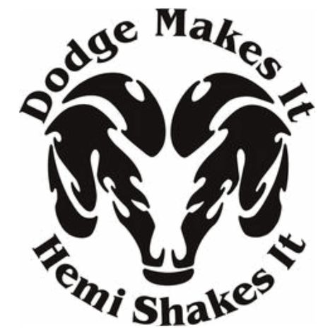 Dodge Ram Logo, Dodge Logo, Dodge Hemi, Boilermaker, Funny Car Decals, Decal Ideas, Truck Stickers, Ram Head, Truck Decals