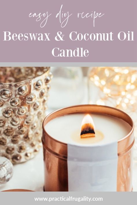 Beeswax Coconut Oil Candles, Oil Candles Diy, Making Beeswax Candles, Coconut Oil Candle, Homemade Beeswax Candles, Candle Recipe, Candle Scents Recipes, Rolled Beeswax Candles, Candle Making Recipes