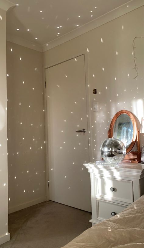 mirrorball Danish Aesthetic, Pinterest Room, Pinterest Room Decor, Room Goals, Mirror Ball, Dream Apartment, Pretty House, Bedroom Inspo, Disco Ball