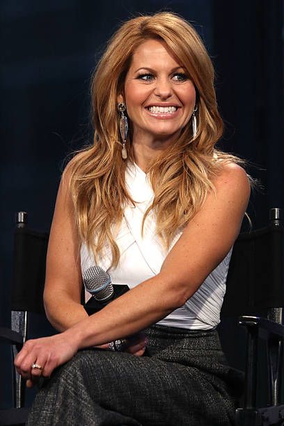 Candace Cameron Bure attends the AOL Build Speakers Series to discuss 'Fuller House' at AOL Studios In New York on February 25, 2016 in New York City. Candace Cameron Bure Hairstyles, Candice Cameron Bure, Andrea Barber, Candance Cameron, Candice Cameron, Cameron Hair, Jodie Sweetin, Light Blonde Highlights, Hairstyles Wavy