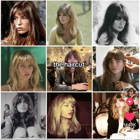 Haircut Inspiration Wavy Hair, 60s Haircut, Vintage Haircuts, Cut My Hair, Dream Hair, Aesthetic Hair, Hairstyles Haircuts, Perfect Hair, Hairstyles With Bangs