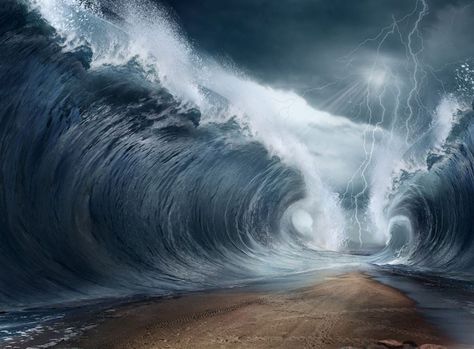 La Partición del Mar Rojo – Historia de la Biblia Parting The Red Sea, Lightning Photography, History Of Islam, Studio Props, Surprising Facts, Sea Waves, Red Sea, Photography Backdrop, Photo Backgrounds