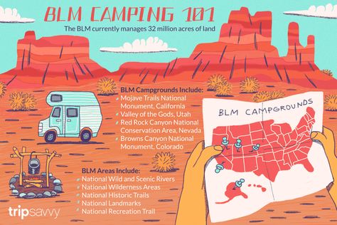 Your Guide to BLM Camping and Recreation Blm Camping, Basic Camping Checklist, Red Rock Canyon National Conservation Area, Rv Trips, Camping Usa, Arizona Camping, Camping 101, Rv Trip, Travel Trailer Camping