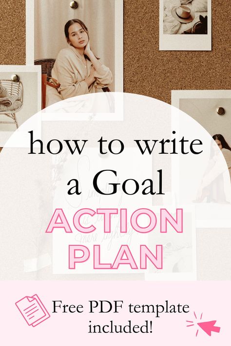 Find out how to write an action plan and achieve your life goals with this blog post. These action steps will help you have a clear plan for your goals and take action. Action Steps For Goals, Action Board Examples, Action Board Ideas, How To Write Goals, Goal Action Plan, Goals Examples, Smart Goals Examples, Action Board, Goal Examples