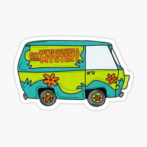 Mystery Machine, Get In Loser, Cute Little Things, Digital Gifts, Digital Gift Card, Mean Girls, Laptop Stickers, Scooby Doo, Cute Stickers