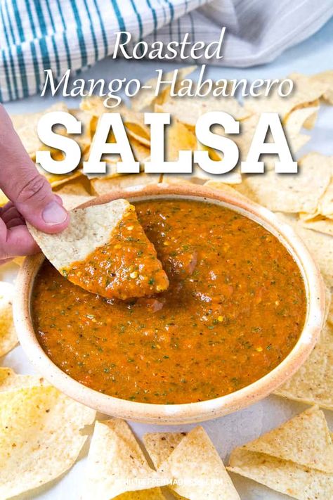 Spicy Salsa Recipe, Habanero Salsa Recipe, Roasted Salsa Recipe, Salsa Video, Mango Habanero Salsa, Mexican Salsa Recipes, Salsa Salsa, Fresh Salsa Recipe, Habanero Salsa