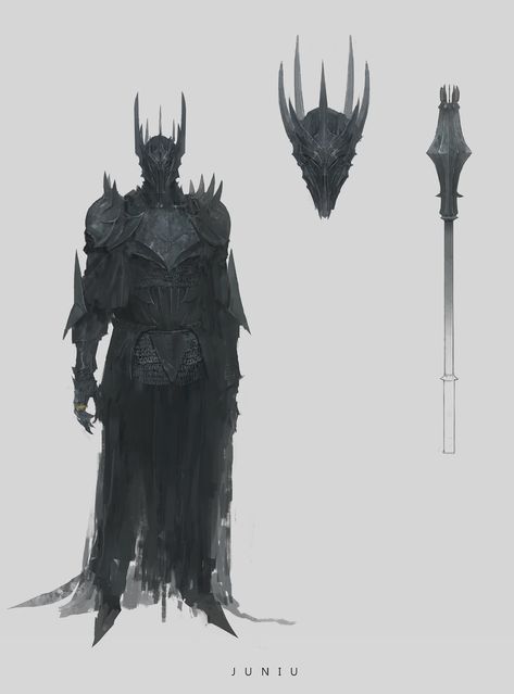 Fantasy Tools, Dnd Inspiration, Fantasy Demon, Middle Earth Art, Lotr Art, Illustrations Art, 다크 판타지, Knight Art, Fantasy Armor