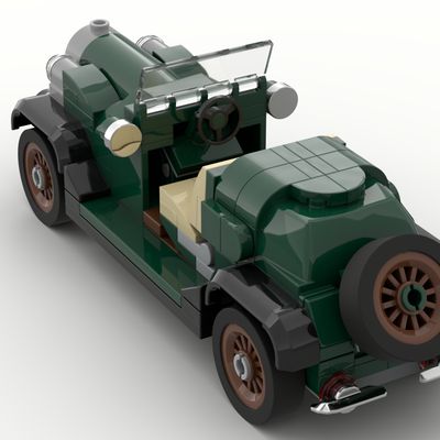 LEGO IDEAS - Build a Vintage car to cruise the streets of LEGO® Modular Buildings! - 1930's Sport Car Lego Vintage Car, Lego Modular Buildings, Car Lego, Lego Auto, Lego Designs, Lego Vehicles, Micro Lego, Vehicle Maintenance, Lego Modular