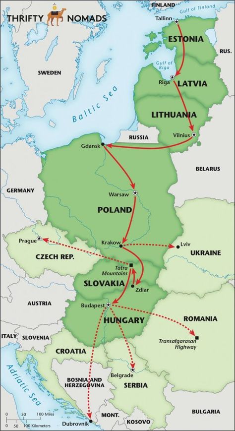 The Ultimate Eastern Europe Travel Guide - Thrifty Nomads Eastern Europe Map, Eastern Europe Itinerary, Europe Itinerary, Europe Travel Outfits, Germany Map, Eastern Europe Travel, Europe Itineraries, East Europe, Backpacking Europe