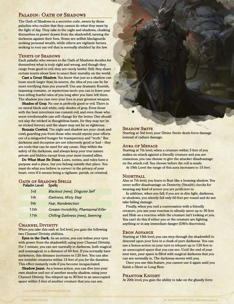 Imgur: The magic of the Internet Batman Dnd 5e, Paladin Homebrew, Paladin Oath, Homebrew Classes, Dark Paladin, Shadow Magic, Dnd Paladin, Dnd Homebrew, Dnd Stories