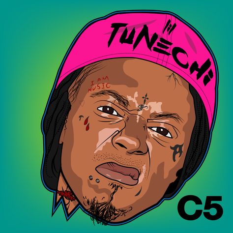 LIL TUNECHI @liltunechi_c5 C5 ILLUSTRATION #LILWAYNEVSDRAKE #LILWAYNE #2015 #illustration #vectorillustration #vectorart @ymcmbrichgang #ymcmbrichgang #truckfit #youngmoney #ymcmb Artwork by yours very own @kidgraphic Trill Art, Hip Hop Art, Rap Artists, Cartoon Tattoos, Dope Art, Lil Wayne, Cartoon Illustration, Rock Art, Rap