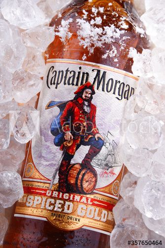 Bottle of Captain Morgan Rum in crushed ice #AD , #Morgan, #Captain, #Bottle, #ice, #crushed Captain Morgan Rum, Captain Morgan, Crushed Ice, Root Beer, Beer Can, Beverage Can, Rum, Stock Photos, Canning