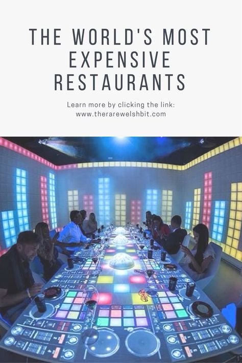 The most expensive restaurants in the world Coolest Restaurants, Expensive Restaurants, Best Restaurants In The World, Restaurant To Another World, Worlds Best Restaurants, Travel Collage, Luxury Restaurant, Cool Restaurant, Culinary Travel