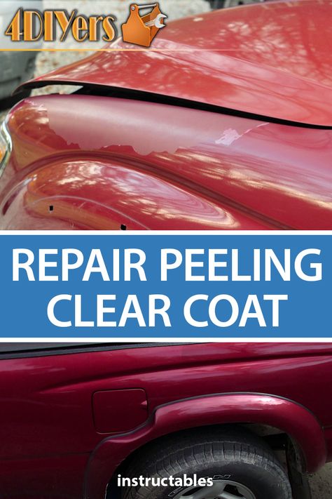 How To Fix Peeling Clear Coat On Car, Car Rust Repair, Car Restoration Diy, Car Paint Repair, Auto Body Work, Automotive Restoration, Car Repair Diy, Car Life Hacks, Car Coating