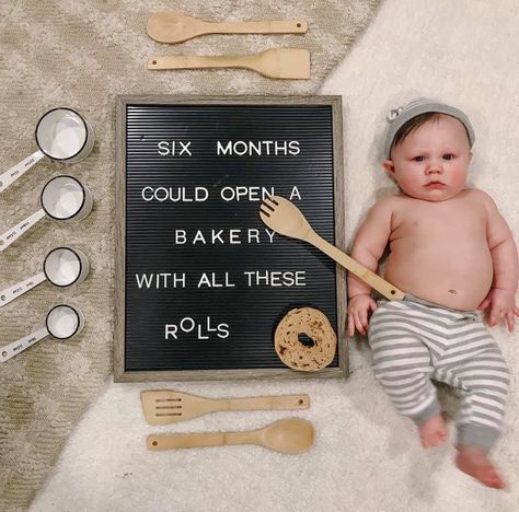 Baby miles stone six month letter board Five Months Old Letter Board, 6 Month Sign Ideas, Letterboard Milestone Pictures, Half Birthday Letter Board Ideas, Two Month Old Letter Board Ideas, Baby Six Month Pictures, Three Month Milestones Photo Ideas, 8 Month Letter Board, Five Month Baby Photoshoot