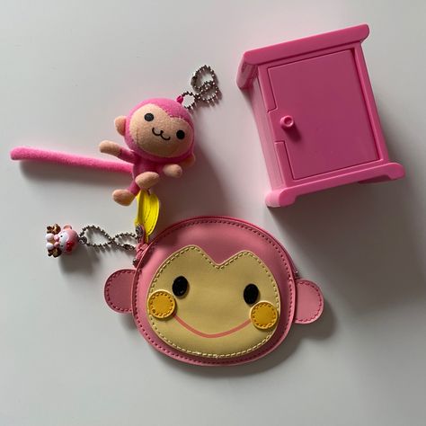 Monkey Sanrio, Chi Chai Monchan, Monkey Bag, Pink Monkey, Totoro Plush, Monkey Keychain, Pink Monkeys, Monkey 3, Monkey Plush