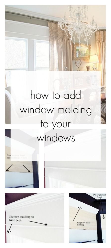 How To Add Window Molding To Your Windows - Thistlewood Farm Adding Molding To Windows, How To Make Your Windows Look Bigger, Frame A Window With Molding, How To Finish A Window Frame, How To Make Window Trim Look Bigger, Molding Around Windows, Window Moldings, How To Measure Windows For Replacement, Window Moulding