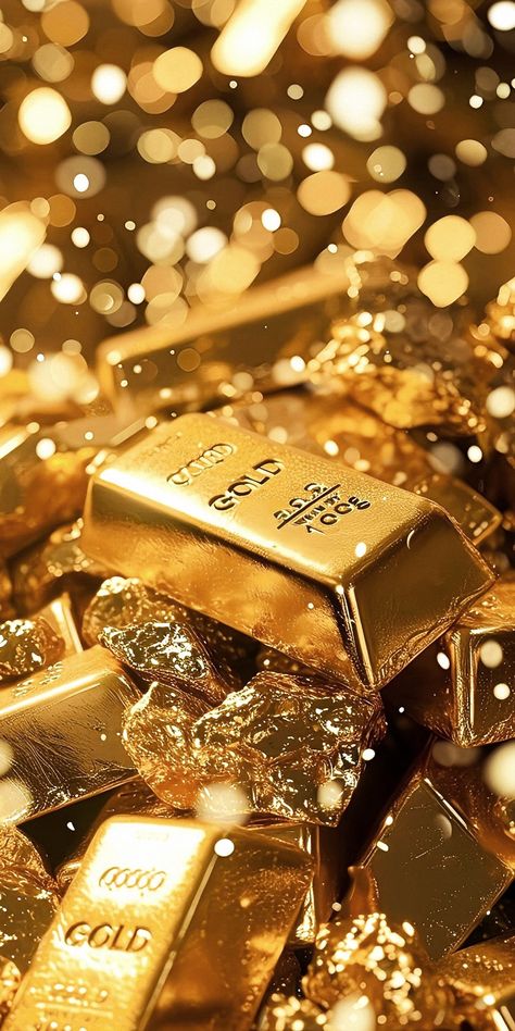 money gold phone wallpapers Free Cash App Money, Lucky Wallpaper, Gold Bullion Bars, Pretty Wallpapers Tumblr, Money Images, Gold Bars, Gold For Sale, Gold Bullion, Gold Nugget