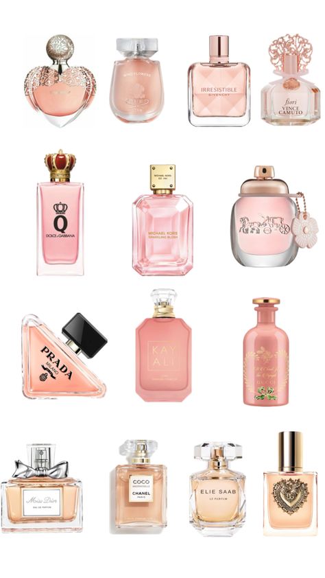 #perfume #peach #perfumeinspo #blushpink #feminine #perfumecollection #fragrance #styleinspo Peach Perfume Aesthetic, Perfume Recommendation, Peach Perfume, Scent Collection, Fashion Trend Board, Rose Perfume, Perfume Scents, Best Perfume, Chanel Paris