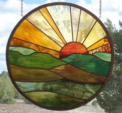 L'art Du Vitrail, Stained Glass Sun, Stained Glass Quilt, Glass Window Art, Stained Glass Paint, Stained Glass Window Panel, Stained Glass Suncatchers, Stained Glass Suncatcher, Stained Glass Flowers