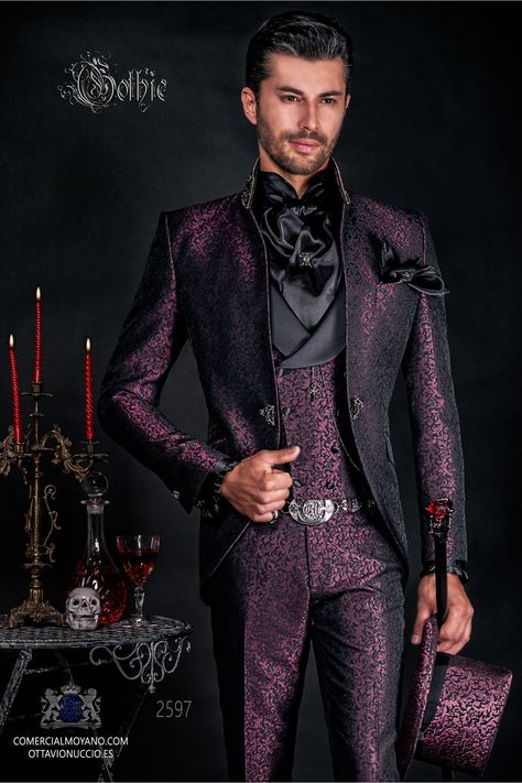 Floral Suit Men, Blazer Men Outfit, Vintage Wedding Suits, Men Wedding Suits, Tuxedo Wedding Suit, Wedding Frocks, Luxury Purple, Groom Suits, Grooms Party