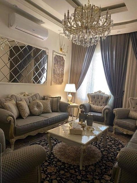 Drawingroom Interiors Pakistani, Pakistani House Decor, Drawing Room Decor Ideas Pakistani, Tv Lounge Ideas Pakistan, Blue And Cream Living Room Ideas, White And Red Living Room, Persian Living Room, Sitting Room Interior Design, Sitting Room Decor