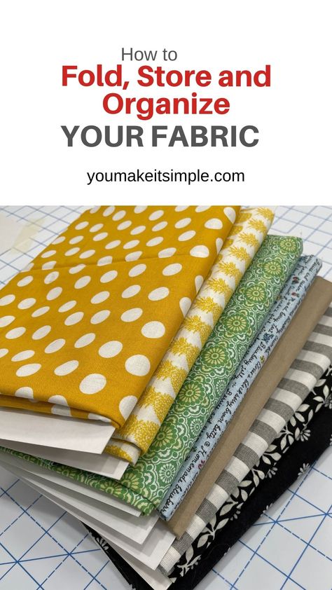 Fabric Folding For Storage, Fold Fabric For Storage, Fabric Organizer Boards, Sewing Room Ideas Organizing Fabric Scraps, How To Fold Fabric For Storage, Fabric Organization Storage, How To Store Fabric, Fabric Storage Ideas Organizing, Townhouse Organization