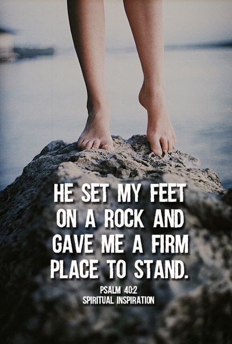 spiritualinspiration: “He lifted me out of the pit of despair,... Psalm 40, Spiritual Inspiration, Verse Quotes, Bible Verses Quotes, A Quote, Quotes About God, God Is Good, Bible Scriptures, Way Of Life