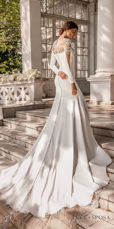 Wedding Dress Sparkly, Long Bridal Gown, Long Sleeve Wedding Dress, Princess Wedding Dress, Sleeve Wedding Dress, Evening Dress Fashion, Wedding Dress Sizes, فستان سهرة, Princess Wedding Dresses