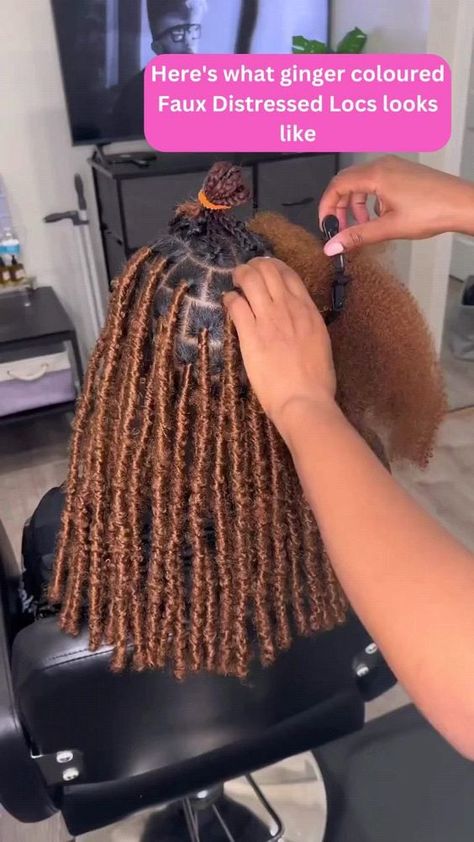 Hey beauty lovers!💕💕💕

Get ready to turn heads with our ginger-colored faux distressed locs from Pinknoire Beauty Supply! Perfect for adding a pop of color to your look.  

So if you're ready to add some spice to your hair game, give our ginger color faux distressed locs a try and let your inner queen shine!

🎥 Credit: @BRAIDEDBYFLO 

#pinknoirebeautysupply #fauxlocs #gingerhair #distressedlocs #hairgoals #beauty #beautysupply #fauxhair #locstyles #locs #naturalhair #gingercurls #fauxlocsarelife #gingerlove #gingerhairdontcare #pinknoirehair #locsforlife #gingerlocsrock #distressedhair #gingerhairgoals #fauxlocsdoneperfect #gingerhaircolor #gingerhaironfleek #locqueens #gingerlocsarebae #pinknoirelocs #gingerhairdontcarenot #fauxlocsarethebest #gingerhairswag #locsarelove Short Faux Locs, Distressed Locs, Ginger Color, Faux Hair, Braids Styles, Hair Business, Ginger Hair Color, Business Hairstyles, Hair Braids