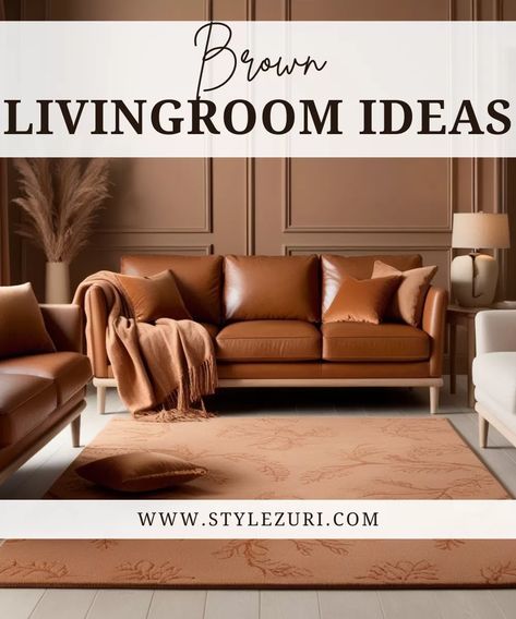 Cherry Flooring Living Room, Burnt Orange Living Room Ideas, Orange Accents Living Room, Orange Living Room Ideas, Brown Living Room Ideas, Orange Leather Sofas, Burnt Orange Living Room, Green Living Room Ideas, Orange Living Room