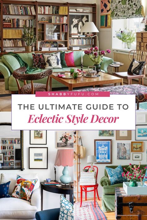 The Ultimate Guide to Creative Eclectic Style Decor Eclectic Style Decor, Zen Home Decor, Doors Repurposed, Design Rules, Basic Concepts, Vintage Chairs, Own Home, Eclectic Style, How To Decorate