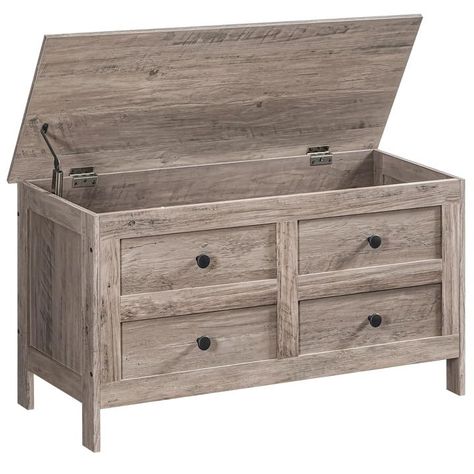 PRICES MAY VARY. Unique Design: The storage chest's front, adorned with four drawer-like design, elevates its distinctive aesthetic, infusing a captivating farmhouse charm that seamlessly integrates into any home decor and brings a natural and rustic touch to every corner Spacious Storage: With dimensions of 39.4"L x 15.7"W x 19.7"H, the storage bench effortlessly holds clothing, children's toys and miscellaneous items. Toy chest spacious top doubles as a storage area for daily necessities, keep Family Room With Toy Storage, Toy Box Ideas For Living Room, Toy Storage In Living Room Ideas, Toy Storage Furniture, Wooden Toy Storage, Large Toy Box, Living Room Toy Storage, Toy Storage Organizer, Toy Chests