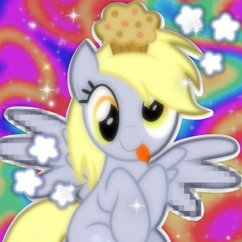 Derpy Pfp, Icons Emo, Scene Pfp, Kids Meme, Pfp Funny, Derpy Hooves, Scene Core, My Lil Pony, Scene Art