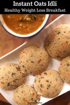 Oats Idli Recipe For Weight Loss Diet | Instant Oats Idli - My Dainty Kitchen #oatsidli, #oatsrecipes, #weightlossrecipes, Oats Idli Recipe, Oats Idli, Oatmeal Diet Plan, Idli Recipe, Instant Oats, Quick And Easy Appetizers, Diet Breakfast Recipes, Oats Recipe, Protein Rich Foods