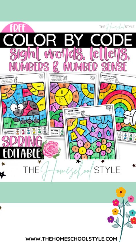 Number Sense Worksheets, English Center, Practice Sight Words, Literacy Activities Kindergarten, Sight Word Coloring, Learning Sight Words, Transitional Kindergarten, Letter Identification, Sight Word Worksheets