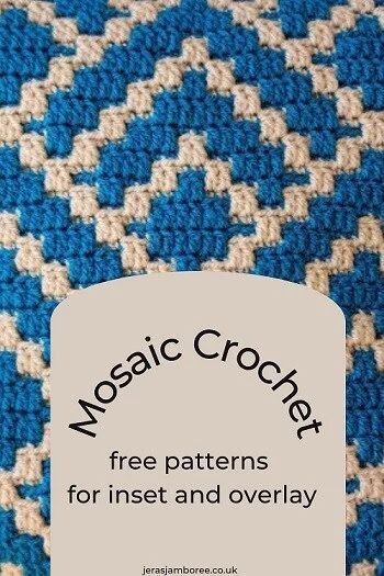 17 Free Mosaic Crochet Patterns for Beginners - Jera's Jamboree - crochet, entertainment, self-care Free Mosaic Crochet Patterns, Free Mosaic Patterns, Easy Mosaic, Mosaic Crochet Patterns, Crochet Graphgan, Crochet A Blanket, Overlay Crochet, Crochet Mosaic, Crochet Stitches Guide