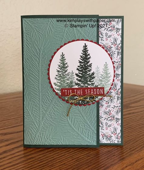 Sample Christmas Cards, Stamped Christmas Cards, Homemade Christmas Cards, Stampin Up Christmas Cards, Christmas Tree Cards, Christmas Card Crafts, Fall Mini, Tree Cards, Diy Christmas Cards