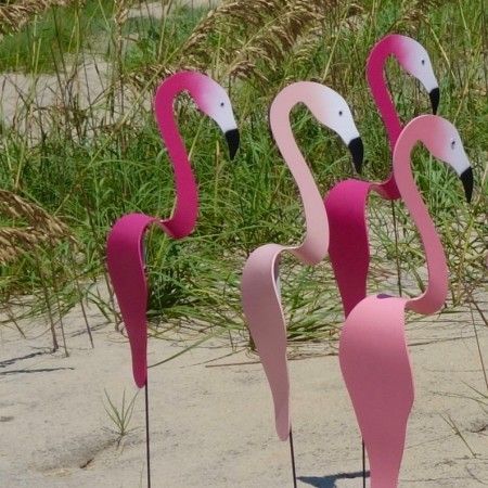 Making PVC Birds for the Garden | ThriftyFun Anniversary Gift For Friends, Flamingo Decor, Spring Breeze, Wind Spinners, Bird Garden, Pink Flamingos, Garden Art, Pretty In Pink, Outdoor Space