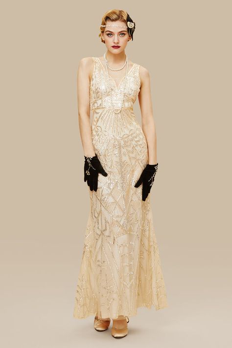 Great gatsby dresses with authentic retro style, your favorite flapper dresses are right here! Find stunning 1920s dresses with all kinds of retro fashion here, you won't be disappointed. Free shipping on orders over $60 and 14-day unconditional return. Roaring 20s Dresses, 20s Dresses, Great Gatsby Dresses, 1920s Dresses, Flapper Dresses, Gatsby Dress, 1920s Flapper Dress, Retro Styles, 1920s Dress