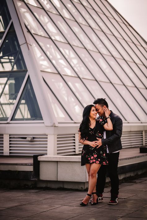 Griffith Observatory Engagement Photos, Muttart Conservatory Photography, Muttart Conservatory, Alberta Wedding, Couple Engagement Pictures, Madly In Love, Full Colour, Family Pictures, Engagement Couple