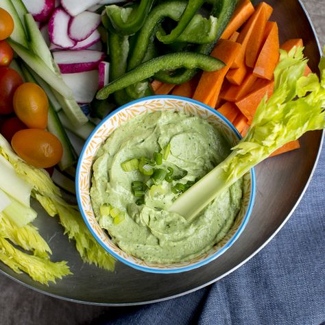 Green Goddess Dip Recipe, Green Goddess Dip, Cooking Avocado, Chopped Veggies, Nut Butters, Green Goddess, Avocado Recipes, Cucumber Salad, Quick Snacks