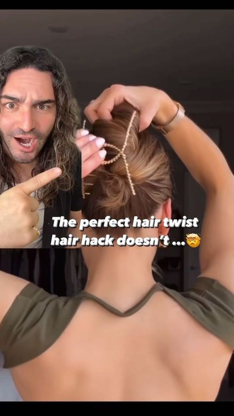 2.1M views · 10K shares | hair twist with a claw clip has never been so simple or so cute!! @nicholeciotti this is such a great way to achieve this look if u struggle to get ur claw clip styles to sit just right! #hairtutorial #updos #instahair #hairhacks #hairstyles | Matt Newman | bbno$ · edamame Formal Claw Clip, Claw Clip Wedding Hair, How To Twist Hair, Claw Clip Styles, Medium Length Hair Up, Hairstyle Hacks, Curl Care, Easy Updos For Medium Hair, Easy Updos For Long Hair