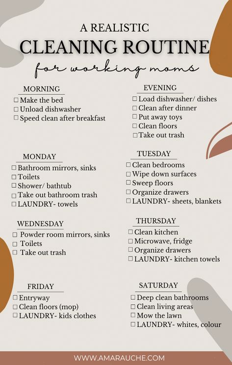 The Best Realistic CLEANING SCHEDULE FOR Working MOMS - Amara Uche #to #for #The #a #HomeTrends #Cleaning #Inspiration #Trends #a #CreativeIdeas #Schedule #Ultimate #Guide #Creating #Tidy #Motivation #Home Cleaning Schedule Blank, Cleaning Schedule For Working Mom, Realistic Cleaning Schedule, Sunday Schedule, House Cleaning Schedule, Autoimmune Diet Recipes, Schedule Ideas, Working Mom Schedule, Deep Clean Bathroom