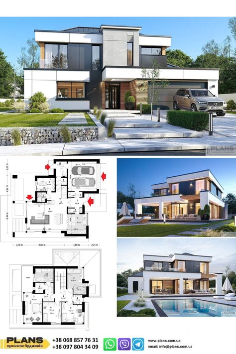 Simple Modern House Floor Plan, Modern Mansion Design Plans, Modern Floor Plans Luxury, Plan House 2 Floor Modern, 2 Storey House Design Modern Floor Plans 4 Bedrooms, Modern House 2 Floor, 3 Bedroom Home Floor Plans Modern, Villa Plan 2 Floor, Dream House Plans Luxury Modern