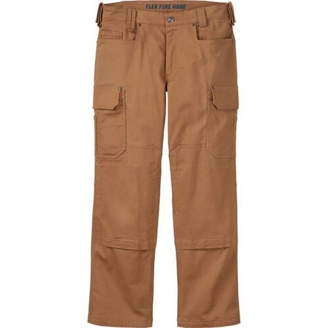 Men's Fire Hose Pants | Duluth Trading Company Fit Cargo Pants, Cargo Work Pants, Mens Work Pants, Duluth Trading Company, Fire Hose, Pants Details, Duluth Trading, Knee Pads, Water Stains